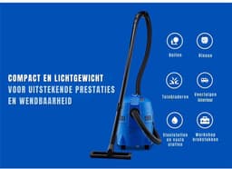 KAD® Karcher - Professionele Bouwstofzuiger - Alleszuiger voor Nat & Droog - Blauw - 53cm x 33cm x 53cm — thumbnail 5