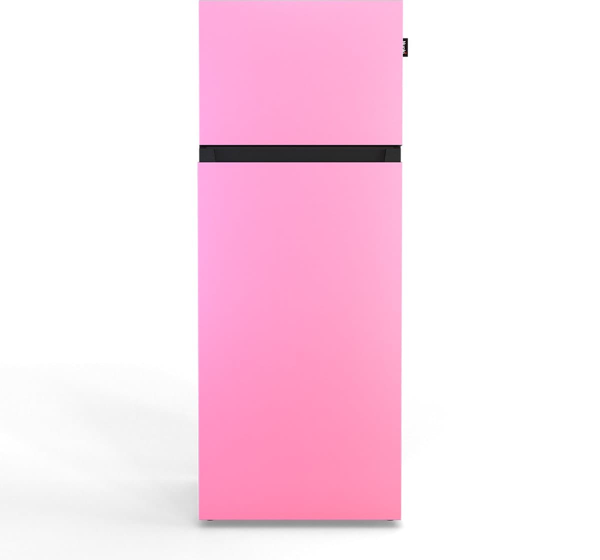 NUNKI MEDIUM-ABUB / Dubbel-Deurs Koelkast, E Klasse, 206l, Bubblegum Pink, Satin (ALL sides) — afbeelding 1