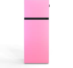 NUNKI MEDIUM-ABUB / Dubbel-Deurs Koelkast, E Klasse, 206l, Bubblegum Pink, Satin (ALL sides) — thumbnail 1