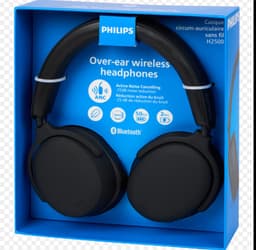 Philips H2500 Draadloze Over-Ear Koptelefoon met ANC – Bluetooth – Lange Batterijduur – Zwart — thumbnail 2