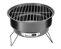 Dailygoods- Barbecue Draagbare Houtskool Grill - Roestvrij Staal - Opvouwbaar - Buiten Grill - Camping Grill - Handgreep voor Gemak