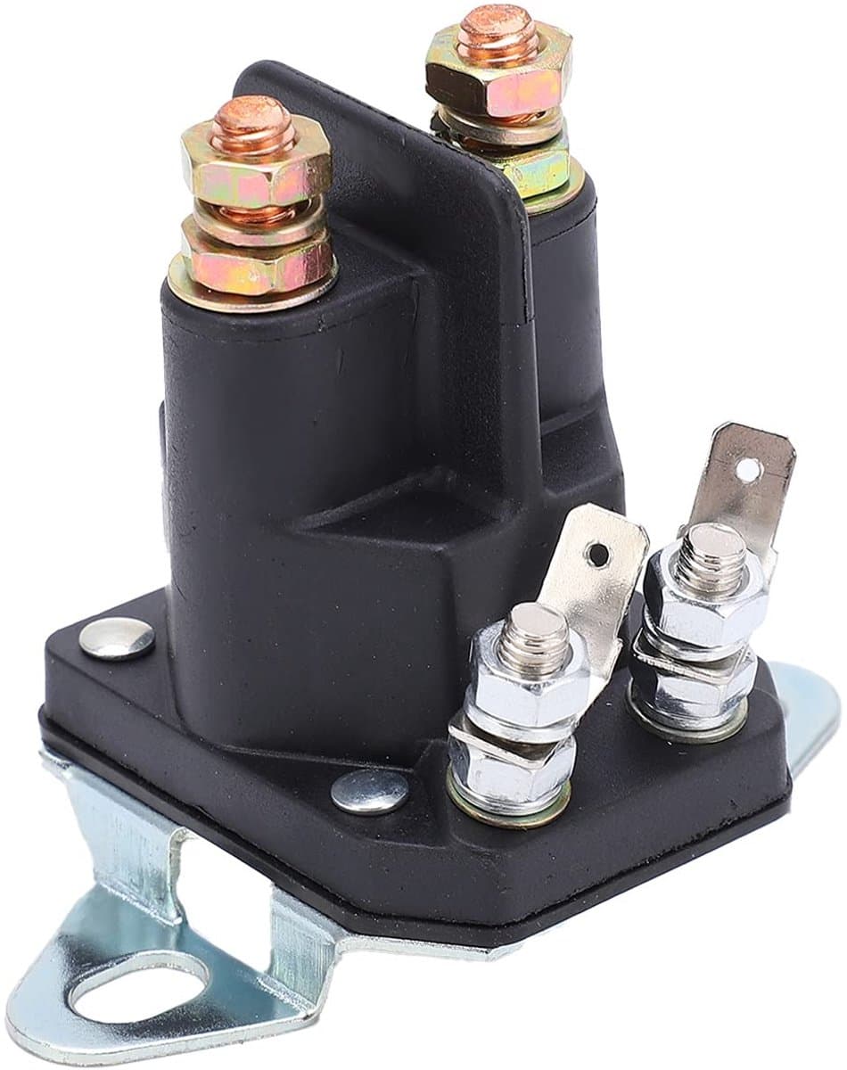Dailygoods- Startrelais 12V - Vervanging Solenoïde - Grasmaaier Relais - Metalen/ABS Constructie - Compatibel met Ariens/Gilson Tractor — afbeelding 1