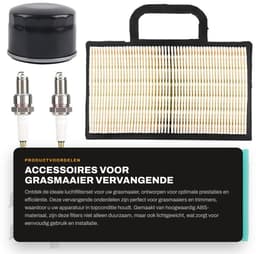 Dailygoods - Accessoires voor grasmaaier - Vervangende luchtfilterset - Duurzaam en sterk - Hoogwaardig ABS-materiaal - Verbeterde efficiëntie - Gesch... — thumbnail 1