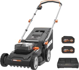 Accugrasmaaier - Elektrische maaier - Gazon Onderhoud - Intellicut Technologie - 41cm Maaibreedte - Zwart Oranje — thumbnail 1