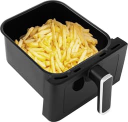 Dubbele Heteluchtfriteuse - Airfryer Oven - Gezond Koken - Twee Gaarkamers - 83 Liter - Zwart — thumbnail 3