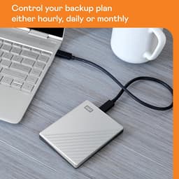 Externe Harde Schijf - Draagbare Opslag - Bestanden Opslaan - Hardware Versleuteling - 1 TB - Zilver — thumbnail 4