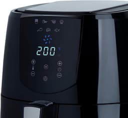 Compacte Airfryer - Heteluchtoven - Gezond Koken - 7 Programma's - 4 Liter - Zwart — thumbnail 4