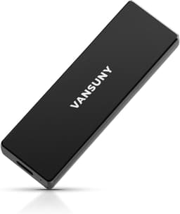 Externe SSD - Draagbare Harde Schijf - Snelle Data Overdracht - Metaal Omhulde Robuustheid - 500 GB - Zilver — thumbnail 1