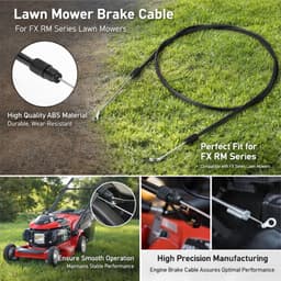 Dailygoods- Tractiekabel Hoogwaardige Aandrijfkabel - Tractiecontrolekabel - Compatibel met Fuxtec FX RM-serie - Auto/Motoraccessoires - Verbeterde Prestaties - Grasmaaierkabel — thumbnail 2