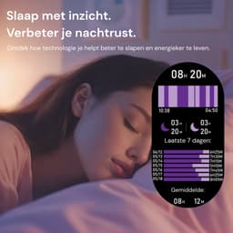 Kiraal Glimmer - Stijlvolle Smartwatch - Dames Smartwatch - Full-touch Scherm- Android & iOS - Zilver — thumbnail 2