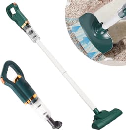 Draadloze Stofzuiger - 8500 Pa Zuigkracht - 75 W - 1500 Mah Lithiumbatterij - 700 ML Stofreservoir - Draadloze Handstofzuiger voor Thuisgebruik - Groen — thumbnail 1