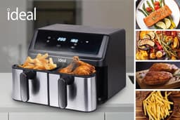 Ideal IK1500 Serie - Heteluchtfriteuse - 9L - Dubbele Korf - 2000W — thumbnail 3