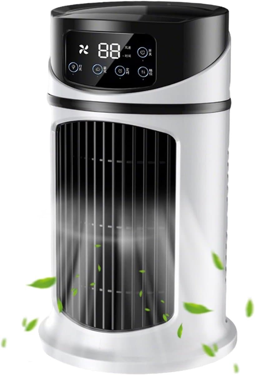 Persoonlijke Air Cooler - Ventilator Luchtkoeler - Persoonlijke Koeling - 3 Windstanden - 25x15x15 cm - Wit — afbeelding 1