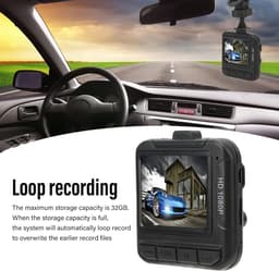 Dashcam - Autorecorder Rijdende Recorder - Verkeersveiligheid Vastleggen - 16 Inch Kleurenscherm - 1080P HD - Zwart — thumbnail 5