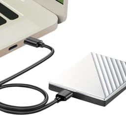 Externe harde schijf kabel - Datakabel gegevensoverdracht - Snelle bestandsoverdracht - 5 Gbps snelheid - 30 cm lengte - Veelkleurig — thumbnail 1