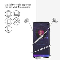 imoshion Bedrade Oordopjes met USB-C Aansluiting - In-Ear Oortjes met Draad - Wit — thumbnail 5