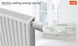 Radiator Thermostaat Klep - Slimme Klep Verwarmingsregelaar - Energie Besparen - Instelbare Display Richting - M30 x 15 - Wit — thumbnail 5