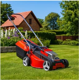 Accu Grasmaaier - Draadloze Grasmaaier - Gazon Onderhouden - Borstelloze Motor - 30 cm Maaibreedte - Zwart — thumbnail 2