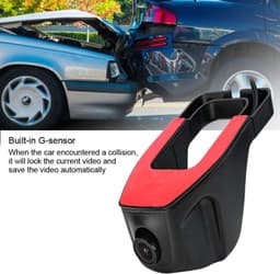 Auto Camera - Dashcam Rijcamera - Verkeerssituaties Vastleggen - G-Sensor Automatische Opslag - 1080p Full HD - Zwart — thumbnail 3
