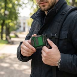 Groen hoesje voor oordopjes met cleaning kit – robuuste shockproof beschermhoes geschikt voor AirPods Pro 2 met clip en carbon look details — thumbnail 4