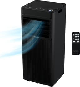 Auronic Mobiele Airco - 9.000 BTU - 3-in-1 - Airconditioning met 2 Raamafdichtingskits - Ventilator - Ontvochtiger - tot 25m² koelen - Zwart — thumbnail 1