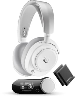 SteelSeries - Arctis Nova Pro Omni - Hi-Res Wireless Certified Gaming Headset - PC, PlayStation, Xbox & Switch - Wit — thumbnail 1