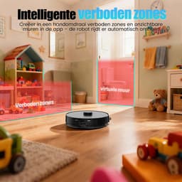AIRROBO Q20 - Robotstofzuiger - voor nat en droog - Met dweilen en stofzuigen - Zuigkracht van 8000 Pa - AI-gestuurde laserobstakelvermijding - App-bediening - 2 jaar garantie — thumbnail 4