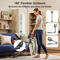 Prasky P1MAX - Steelstofzuiger Draadloos - 65000Pa - 50 Minuten - Afneembare Batterij - Geluidsniveau 70 dB — thumbnail 2