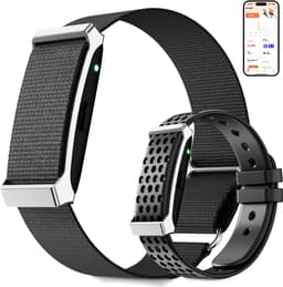 Lichtgewicht fitnessarmband voor 24/7 gezondheidsmonitoring, meer dan 120 sportmodi en slaapanalyse – 1 ATM waterdichte activity tracker met meldingen – zwart — thumbnail 1