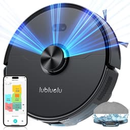 Lubluelu 5000Pa Slimme robotstofzuiger, Zuigkracht, Robotstofzuiger en dweilcombinatie, Laser Lidar-navigatie, 60 dagen batterijduur, App/afstandsbediening, 200 minuten gebruiksduur — thumbnail 1