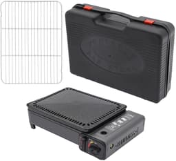 Linkforu – Gas Barbeque – Grillplaat - Compacte TafelBBQ - Grill – Draagbaar – Butaangas - Binnen- en Buitengrill - BBQ Rooster — thumbnail 2