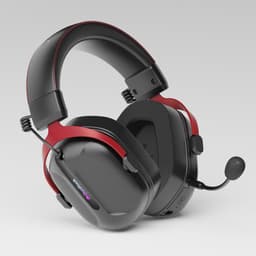 DunRock GG Draadloze Gaming Headset – 2.4GHz + Bluetooth + Kabel – Virtual 7.1 Surround Sound – 80U Batterij – Detachable Microfoon – Zwart — thumbnail 1