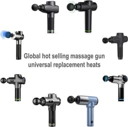 Massage Gun Koppen - Massager Opzetstukken - Spierherstel Bevorderen - 8 Verschillende Koppen - 18-19mm Diameter - Multicolor — thumbnail 2