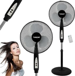 Krachtige Staande Ventilator met Afstandsbediening - Hoogte Verstelbaar & Oscillerend - Ideaal voor Woonkamer en Slaapkamer — thumbnail 3