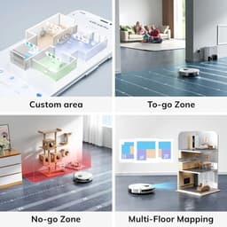 ILIFE A30 PRO 5000Pa Zuigkracht Robotstofzuiger en dweilcombinatie-Zelfleegfunctie- 60 dagen capaciteit- App/afstandsbediening- 180 minuten gebruiksduur — thumbnail 2