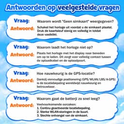 Vashoy T86-2026 Smartwatch voor kinderen-speciaal ontworpen voor kinderen-voorzien van GPS-tracking en een simkaart-SOS-functie-bijbehorende app beschikbaar-scherm van 368×448 pixels-het ideale cadeau. — thumbnail 2