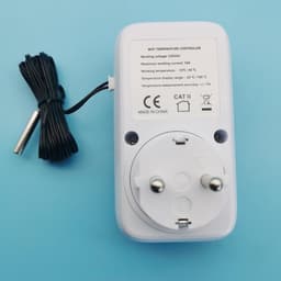 Digitale Temperatuurcontroller - Slimme Thermostaat - Temperatuur Regelen - Externe Sensor - 16A EU Plug - Wit — thumbnail 5