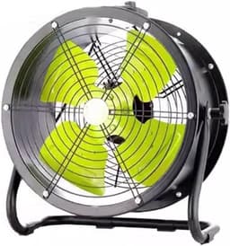 Metalen Ventilator - Industriële Vloerventilator - Werkruimte Koelen - Hoog Vermogen Motor - 75 cm - Zilver — thumbnail 1