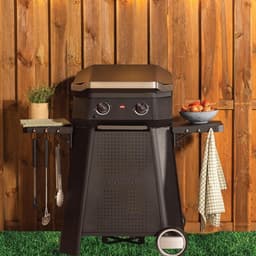 Gas Plancha Grill 61x65x44 cm – G-500 5kW BBQ met 2 U-vormige Branders, LED Ontsteking, Thermometer & 535x418 mm Grilloppervlak – HomebyNicole — thumbnail 2