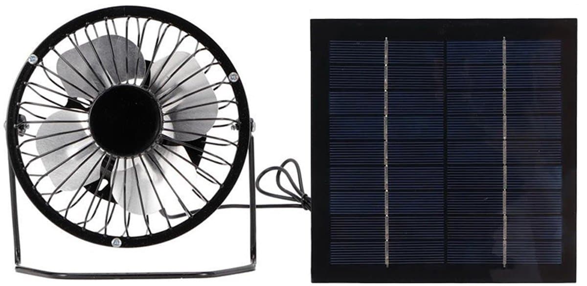 5W Mini Zonnepaneel Met Koelventilator, Geschikt voor Kas, Klein Kippenhok & Schuur — afbeelding 1