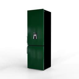 NUNKI LARGEH2O-FDAR / Combi Bottom Koelkast, E klasse, 268l, Waterdispenser, Dark Green, Gloss (FRONT only) — thumbnail 5