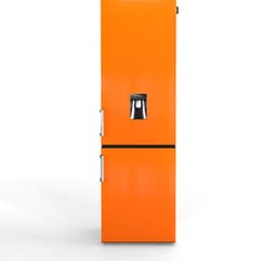NUNKI LARGEH2O-FORA / Combi Bottom Koelkast, E klasse, 268l, Waterdispenser, Bright Orange, Gloss (FRONT only) — thumbnail 1