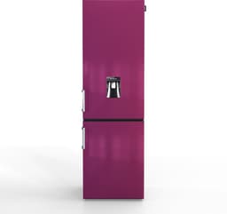 NUNKI LARGEH2O-FPUR / Combi Bottom Koelkast, E klasse, 268l, Waterdispenser, Fun Purple, Gloss Metallic (FRONT only) — thumbnail 1