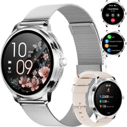 RAYOFI - Smartwatch voor dames - 1,19-inch sporthorloge - Ondersteunt bellen via Bluetooth, IP68 waterbestendigheid, hartslagmeting - Compatibel met meer dan 120 sportmodi - Beschikbaar voor Android en iOS - Verkrijgbaar in meerdere kleuren — thumbnail 1
