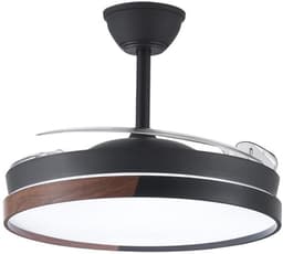 CristalRecord - Plafondventilator Ecoro Ø 106 cm hout zwart — thumbnail 1