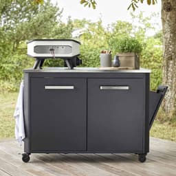 Cozze® Outdoor Kitchen - Buitenkeuken BBQ Station - Verrijdbaar - Opklapbare Zijtafels - Met Opbergruimte — thumbnail 3