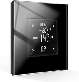 Slimme Thermostaat - Kamertemperatuurregelaar - Verwarming Regelen - Touchscreen Bediening - 16A - Wit — thumbnail 3