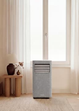 CREATE - Mobiele airco 4-in-1 WiFi 9000 BTU met warmtepomp - Taupe - SILKAIR TEXTILE DUAL CONNECT 9000 — thumbnail 5