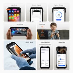 DOOGEE Vmax2 Robuuste smartphone 5G - 6.78 inch 120Hz - 48GB RAM - 512GB ROM - 22000 mAh 120W - Android 16 - 200MP AI camera - IP68/IP69K - NFC,GPS - Telefoons 2026 nieuw - Titan — thumbnail 5