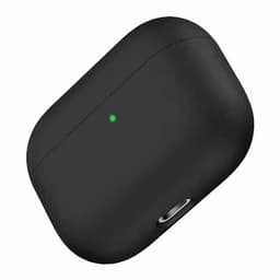 Hoesje geschikt voor Apple AirPods Pro - Siliconen case - AirPods cover - Protective case - Beschermhoes - Hoes oortjes - Softcase - Oplaadcase bescherming - Krasbestendig - Zwart - 1 stuk - Jony — thumbnail 5
